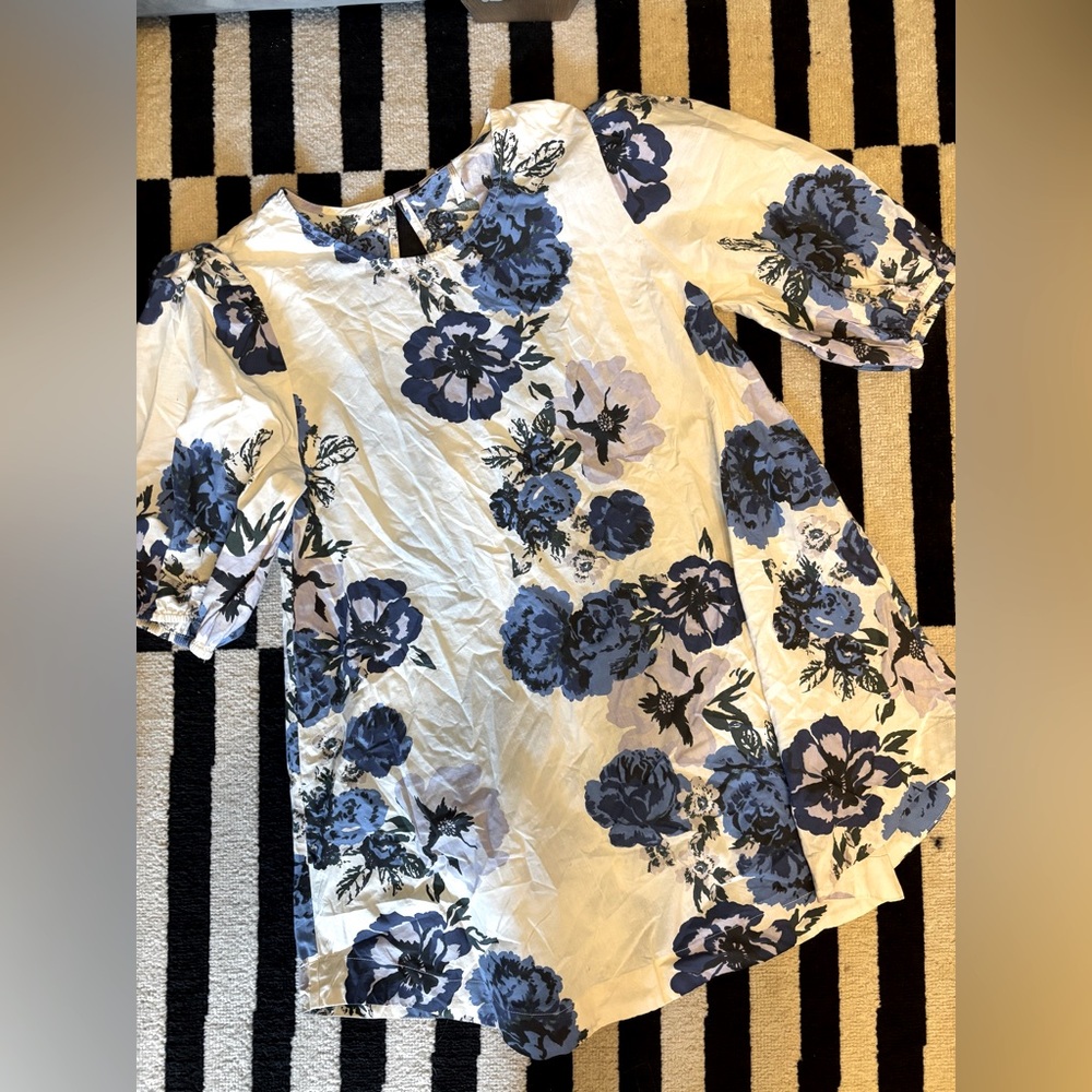 Free People Floral Puff Sleeve dress